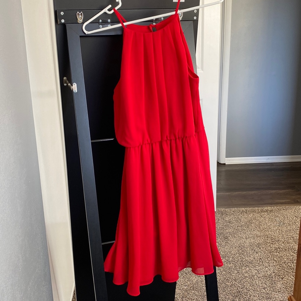 Red dress